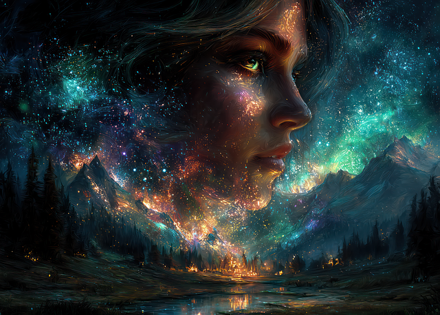 Free ai generated art reinterpretation illustration