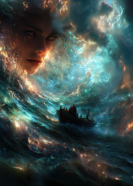 Free ai generated art reinterpretation illustration
