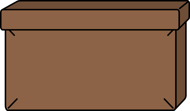 Free box cardboard box container illustration