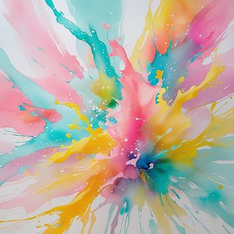 Farbe, Aquarell, Kunst, Spritzen