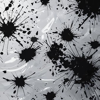 Grunge, Spritzen, Textur, Schwarz, Tinte