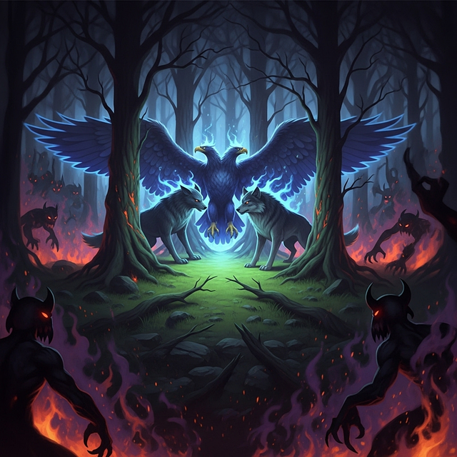 Free Siege Of The Resistance Dark Fantasy illustration and picture