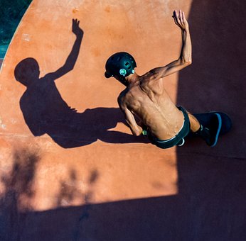 Skateboard, Skatepark, Schaduw, Cannes