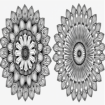 Free Mindfulness Coloring Zen Coloring illustration and picture