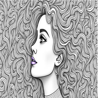 Free Mindfulness Coloring Zen Coloring illustration and picture