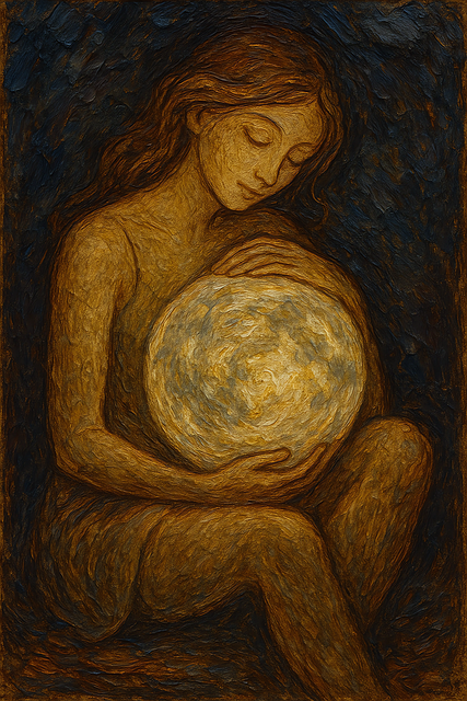 Malen, Porträt, Frau, Farbe, Meditation