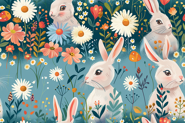 Free Easter Bunny illustration and picture