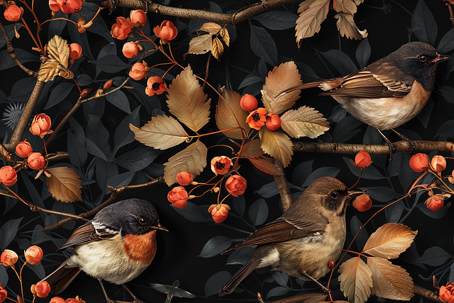 Free Birds Nature illustration and picture