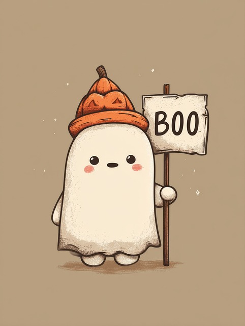 Geist, Halloween, Kürbis, Boo