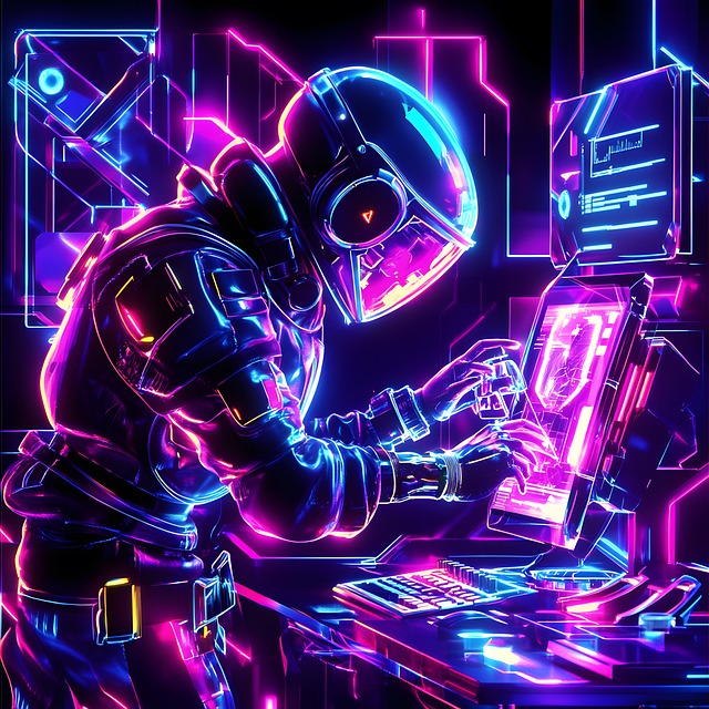 Cyberpunk, Futuristisch, Hacker, Neon