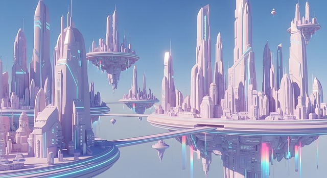 Futuristisch, Stadsgezicht
