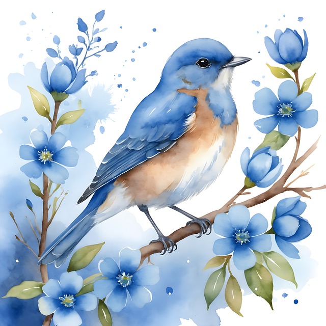 Free Bird Wildlife illustration and picture
