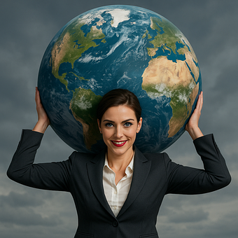 Free Corporate Woman Female Executive illustration and picture