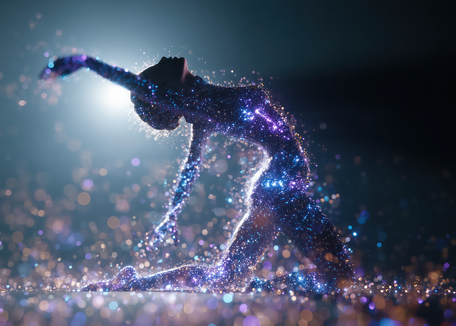 Free ai generated dance magic illustration