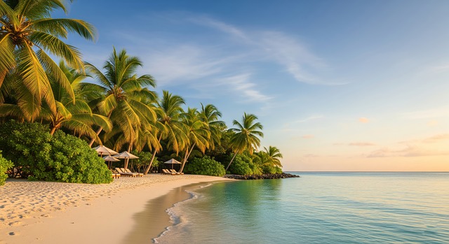 Free Tropical Beach Turquoise Water illustration and picture