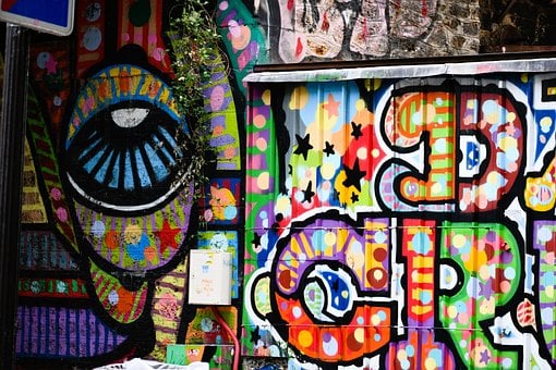 Etiquetas, Grafico, Grafitti, Urbana