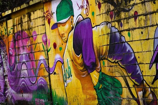 Etiquetas, Grafico, Grafitti, Urbana