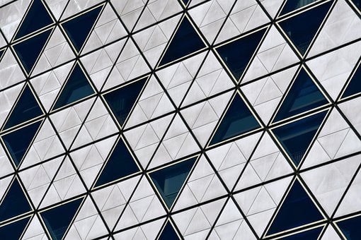 Fachada, Edificio, Empresa, Ciudad