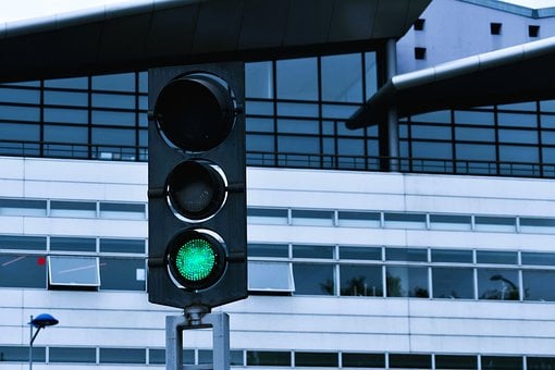 Semáforo, Circulación, Carretera, Rojo