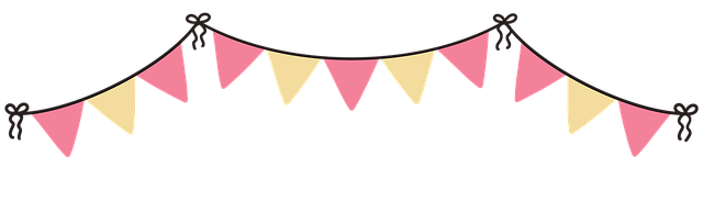 Free garland pennant chain pennant illustration