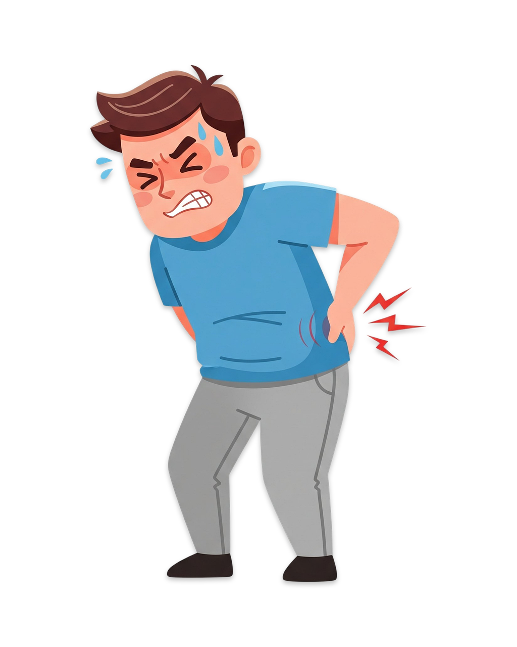 Download Back Pain, Injury, Muscle Pain. Royalty-Free Stock ...