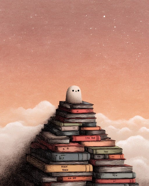Free ai generated owl books illustration