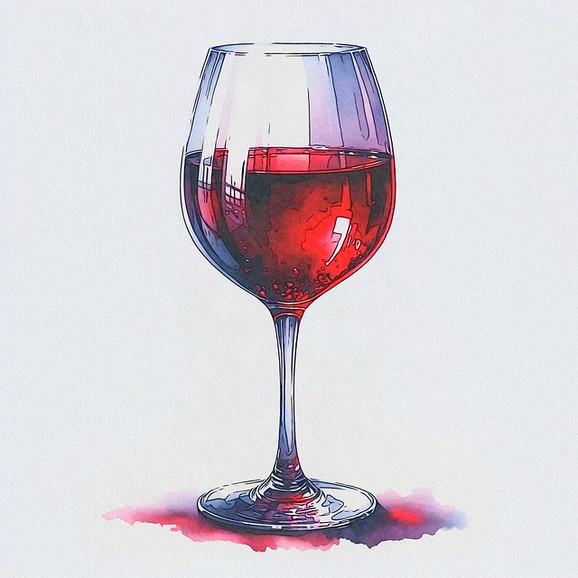 Free wine glass drink illustration
