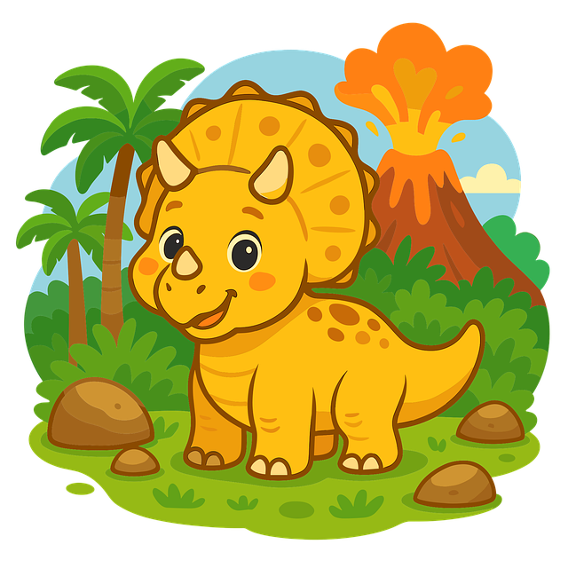 Free dinosaur triceratops nature vector