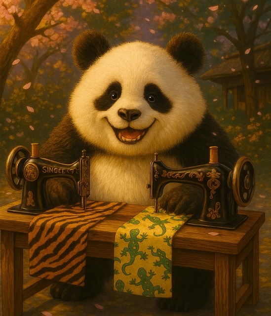 Panda, Syning, Tråd, Skræddersy
