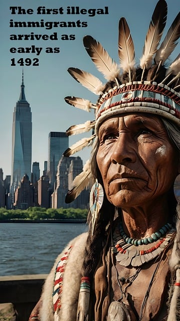 Free America Immigration illustration and picture
