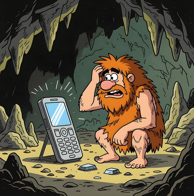Free caveman man primitive illustration