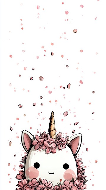 Free Unicorn Flowers illustration and picture
