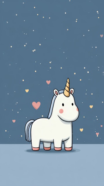 Free Unicorn Cartoon illustration and picture