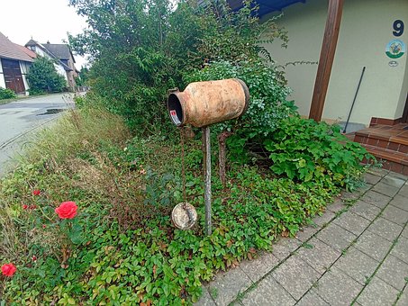 Free Milk Can Letter Box photo and picture