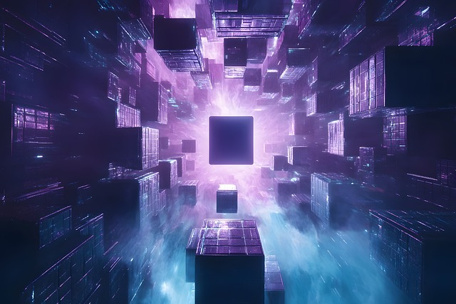 Download Ai Generated, Cubes, Abyss. Royalty-Free Stock Illustration ...