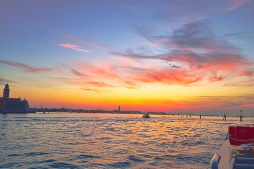Free Sunset Sea photo and picture
