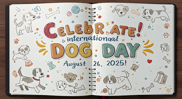 Free International Dog Day Dog illustration and picture