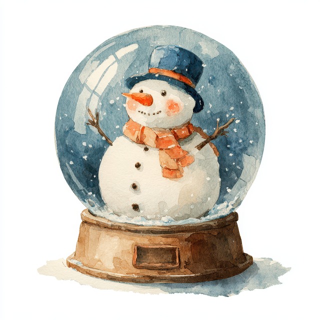 Free ai generated snowflakes artwork illustration