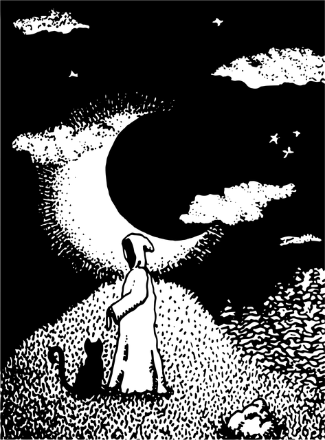Heks, Troldkvinde, Magi, Shaman, Bjerg