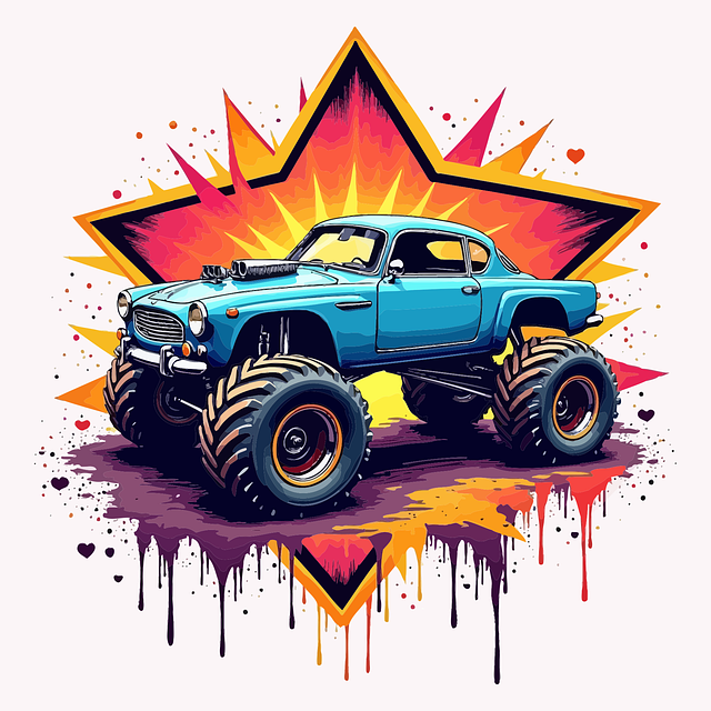 Free car vintage retro vector