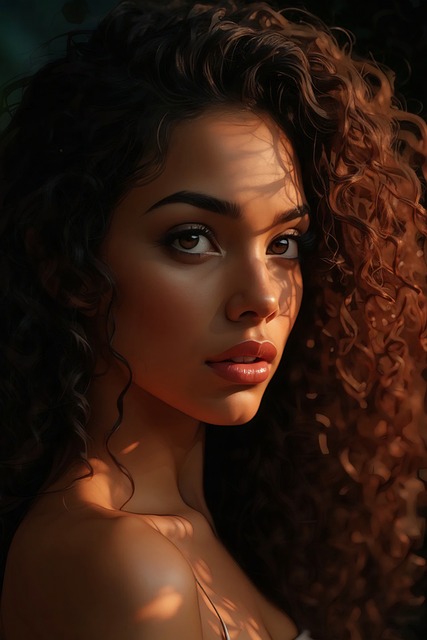Free Woman Portrait illustration and picture