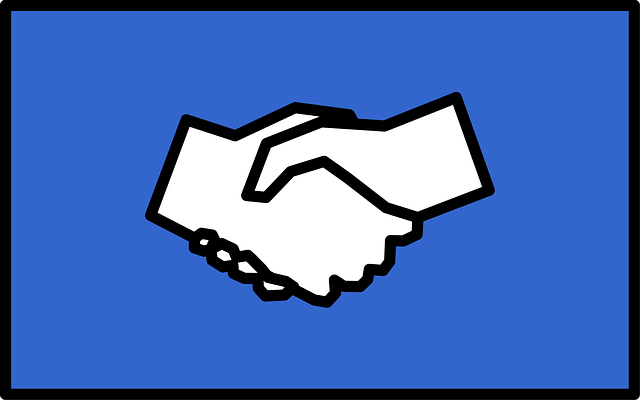 Free together cooperation teamwork vector