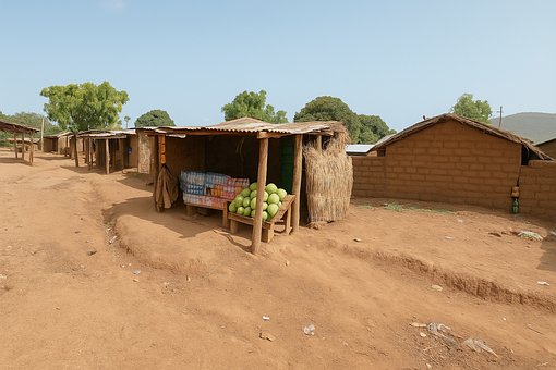 Afrikanischer Laden, Ländlicher Markt