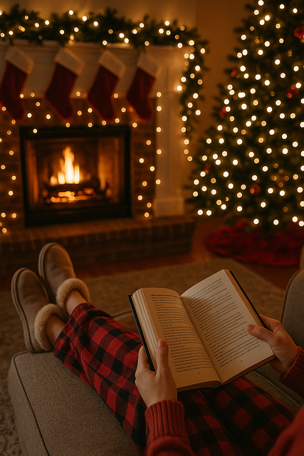 Navidad, Días Festivos, Leyendo