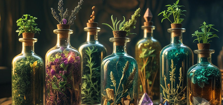 Hexerei, Hexe, Flasche, Flaschen, Glas