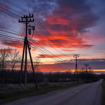 Sonnenuntergang, Himmel, Wolken