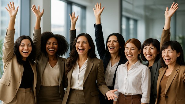Free Diverse Team Businesswomen illustration and picture