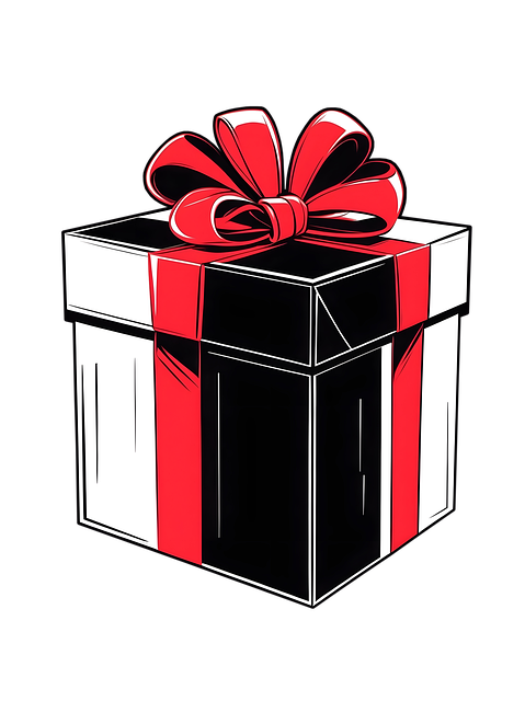 Free ai generated gift christmas illustration