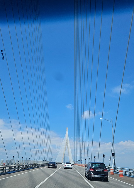 Free Incheon Bridge Blue Sky photo and picture