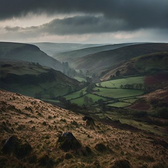 England, Yorkshire, Landskap, Natur
